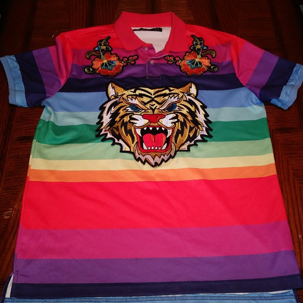 Mens Unique Eye of the Tiger Vibrant Fierce Tiger